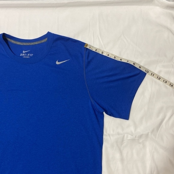 NIKE ,MEN,DARK ROYAL BLUE,DRI-FIT,SHORT SLEEVE,ATHLETIC T-SHIRT.SIZE-LAR… - Picture 8 of 12
